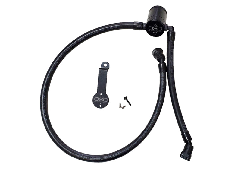 J&L 18-25 Jeep Wrangler JL 3.6L Driver Side Oil Separator 3.0 - Black Anodized J&L Oil Separators  AXOPROS