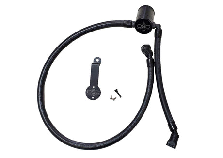 J&L 18-25 Jeep Wrangler JL 3.6L Driver Side Oil Separator 3.0 - Black Anodized J&L Oil Separators  AXOPROS