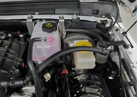 J&L 18-25 Jeep Wrangler JL 3.6L Driver Side Oil Separator 3.0 - Clear Anodized J&L Oil Separators  AXOPROS