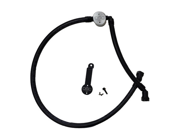 J&L 18-25 Jeep Wrangler JL 3.6L Driver Side Oil Separator 3.0 - Clear Anodized J&L Oil Separators  AXOPROS