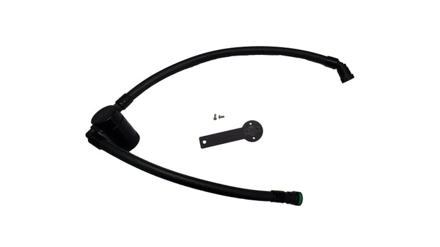 J&L 19-23 Chevy Silverado/GMC Sierra 1500 2.7L Passenger Side Oil Separator 3.0 - Black Anodized J&L Oil Separators  AXOPROS