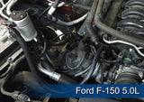J&L 2011-2025 Ford F-150 2.7L/3.5L/5.0L Passenger Side Oil Separator 3.0 - Clear Anodized J&L Oil Separators  AXOPROS