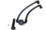 J&L 2015-2024 Ford Edge Sport/ST Passenger Side Oil Separator 3.0 - Black Anodized J&L Oil Separators  AXOPROS