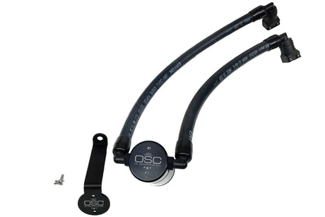 J&L 2015-2024 Ford Edge Sport/ST Passenger Side Oil Separator 3.0 - Black Anodized J&L Oil Separators  AXOPROS