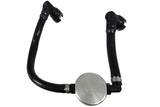 J&L 2018-2023 Ford Mustang GT Passenger Side Oil Separator 3.0 - Clear Anodized J&L Oil Separators  AXOPROS