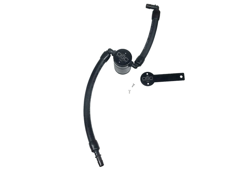 J&L 2019-2024 Dodge Ram 1500 5.7L Oil Separator 3.0 Passenger Side - Black Anodized J&L Oil Separators  AXOPROS