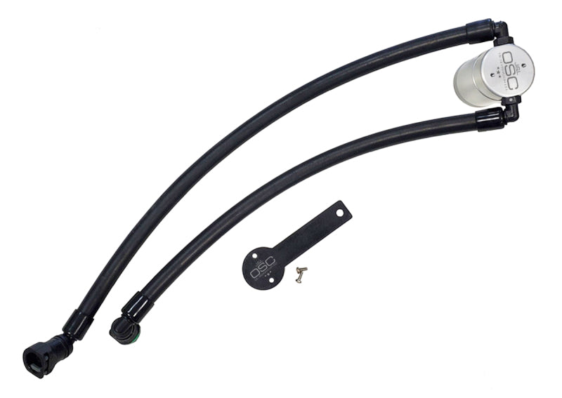 J&L 2021-2024 Ram TRX 6.2L Supercharged Passenger Side Oil Separator 3.0 - Clear Anodized J&L Oil Separators  AXOPROS