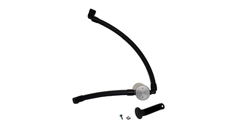 J&L 2021-2025 Ford Bronco 2.7L 3.0 Oil Separator Passenger Side- Clear Anodized J&L Oil Separators  AXOPROS