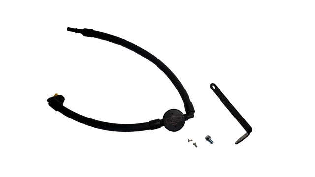 J&L 2021.5-2024 Ford Bronco 2.3L EcoBoost Oil Separator 3.0 Passenger Side - Black Anodized J&L Oil Separators  AXOPROS
