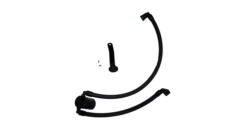 J&L 2024-2025 Ford Mustang 5.0L Oil Separator 3.0 PCV Side - Black Anodized J&L Oil Separators  AXOPROS