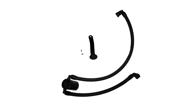 J&L 2024-2025 Ford Mustang 5.0L Oil Separator 3.0 PCV Side - Black Anodized J&L Oil Separators  AXOPROS