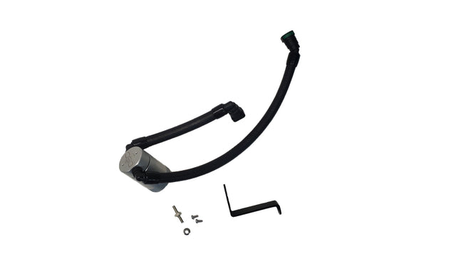 J&L 2024-2025 Ford Mustang GT w/ Whipple Supercharger Oil Separator 3.0 PCV Side - Clear Anodize J&L Oil Separators  AXOPROS