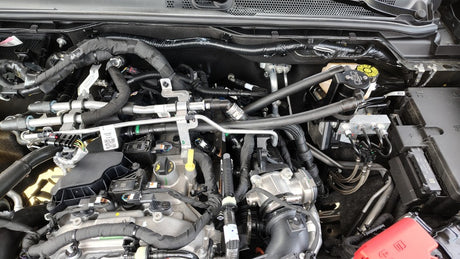 J&L 2025 Ford Bronco 2.3L/ 23-25 Ford Ranger 2.3L Separator 3.0 PCV Side - Black Anodized - AXOPROS