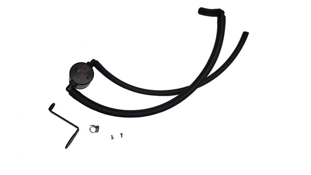 J&L 22-25 Hyundai Elantra N 2.0L Oil Separator 3.0 Passenger Side - Black Anodized J&L Oil Separators  AXOPROS