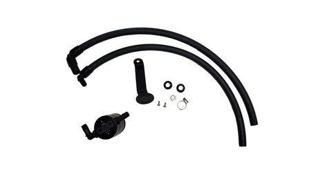J&L 22-25 Toyota Tundra, 23-25 Sequoia 3.5L Turbo Oil Separator 3.0 Driver Side - Black Anodized J&L Oil Separators  AXOPROS
