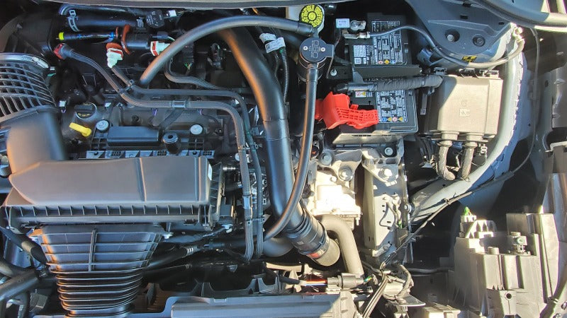 J&L 23-25 Ford Ecoboost 2.0 Oil Separator PCV Side - Black Anodized J&L Oil Separators  AXOPROS