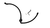 J&L 23-25 Ford Ecoboost 2.0 Oil Separator PCV Side - Black Anodized J&L Oil Separators  AXOPROS