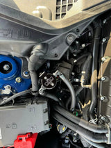 J&L 24-25 Ford Mustang GT w/ Whipple Supercharger Oil Separator 3.0 PCV Side - Black Anodized J&L Oil Separators  AXOPROS