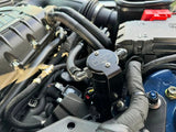 J&L 24-25 Ford Mustang GT w/ Whipple Supercharger Oil Separator 3.0 PCV Side - Black Anodized J&L Oil Separators  AXOPROS