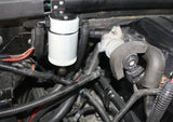 J&L 99-04 Ford Lightning Passenger Side Oil Separator 3.0 - Clear Anodized J&L Oil Separators  AXOPROS