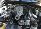 J&L 99-04 Ford Mustang SVT Cobra Driver Side Oil Separator 3.0 - Clear Anodized J&L Oil Separators  AXOPROS