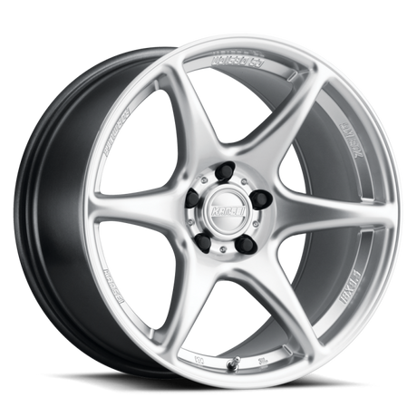 Kansei K11S Tandem 18x10.5in / 5x114.3 BP / 12mm Offset / 73.1mm Bore - Hyper Silver Wheel Kansei Wheels - Forged  AXOPROS