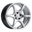 Kansei K11S Tandem 19x10.5in / 5x114.3 BP / 22mm Offset / 73.1mm Bore - Hyper Silver Wheel Kansei Wheels - Forged  AXOPROS