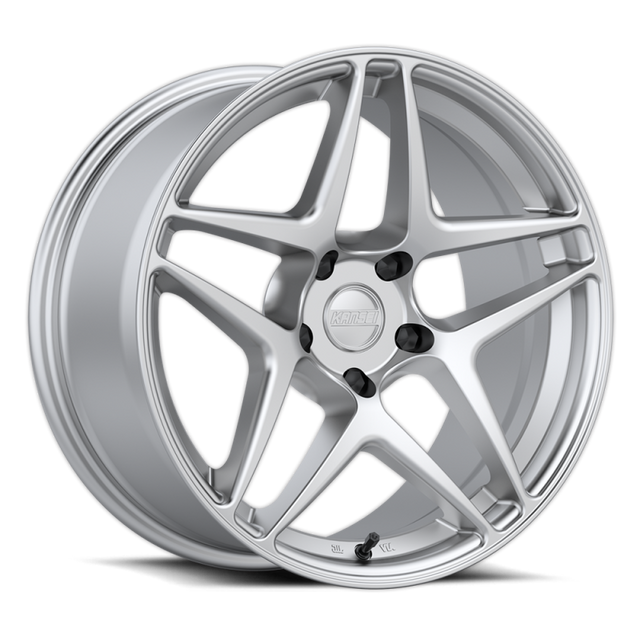 Kansei K15G Astro 18x8.5in / 5x114.3 BP / 35mm Offset / 73.1mm Bore - Hyper Silver Wheel Kansei Wheels - Forged  AXOPROS