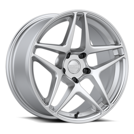 Kansei K15H Astro 18x9.5in / 5x114.3 BP / 22mm Offset / 73.1mm Bore - Hyper Silver Wheel Kansei Wheels - Forged  AXOPROS