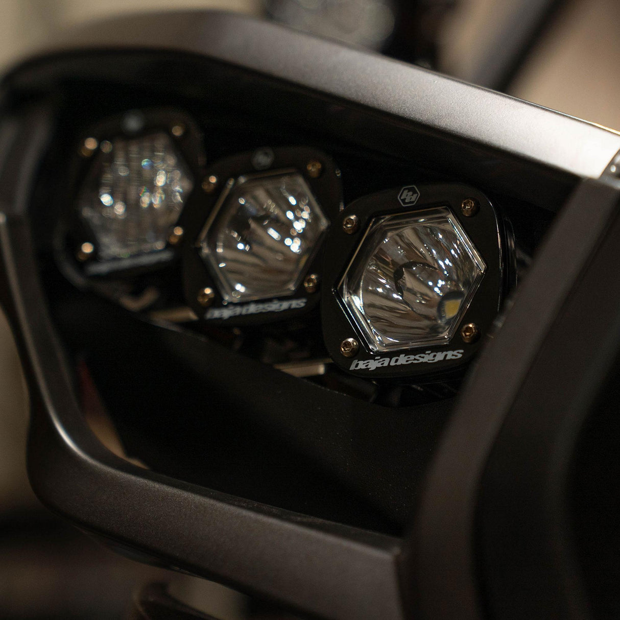 Kawasaki Teryx KRX S1 LED/Laser Headlight Kit Baja Designs Headlight Conversion Kit  AXOPROS