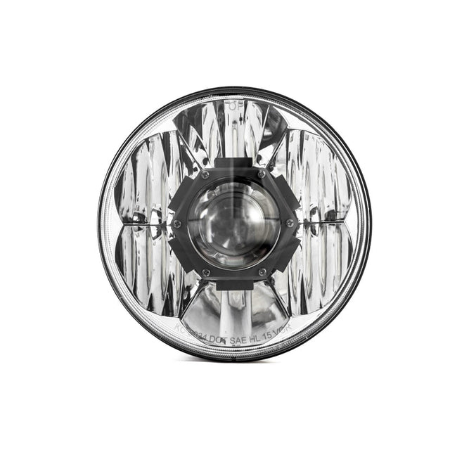 KC HiLiTES 07-18 Jeep JK 7in. Gravity LED Pro DOT Approved Replacement Headlight (Single) KC HiLiTES Headlights  AXOPROS