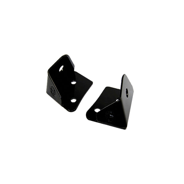 KC HiLiTES 07-18 Jeep JK A-Pillar Windshield Light Mount Bracket Set (Pair) - Black KC HiLiTES Light Mounts  AXOPROS