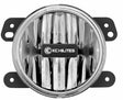 KC HiLiTES 10-18 Jeep JK 4in. Gravity G4 LED Light 10w SAE/ECE Clear Fog Beam (Single) KC HiLiTES Fog Lights  AXOPROS