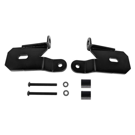 KC HiLiTES 18-19 Jeep Wrangler JL A-Pillar Light Mount Bracket Set (Pair) - Black KC HiLiTES Light Mounts  AXOPROS