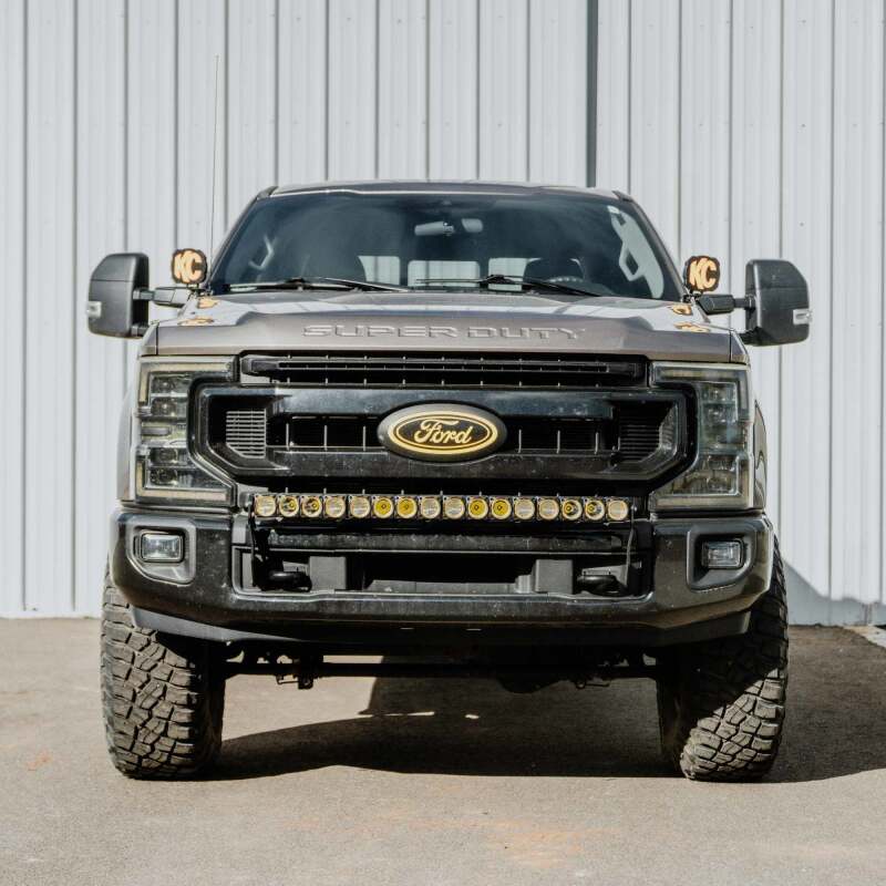 KC HiLiTES 2017+ Ford Super Duty Front Bumper Light Bar Mount For 40in Flex Era LED Light Bar KC HiLiTES Light Mounts  AXOPROS