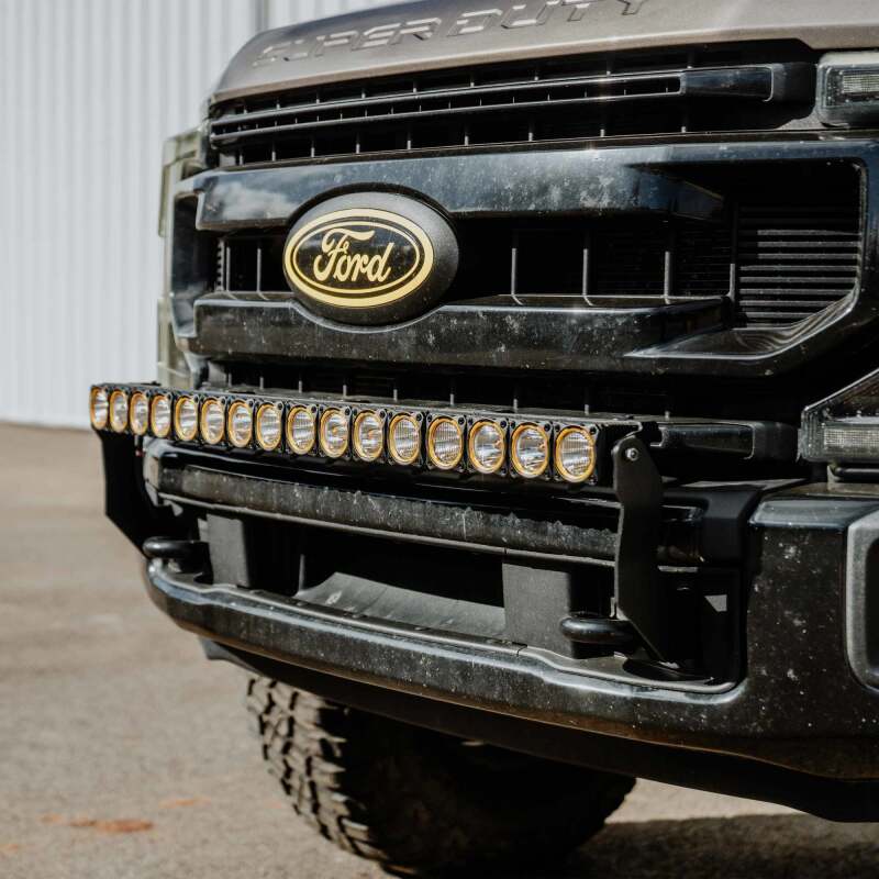 KC HiLiTES 2017+ Ford Super Duty Front Bumper Light Bar Mount For 40in Flex Era LED Light Bar KC HiLiTES Light Mounts  AXOPROS