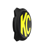 KC HiLiTES 6in. Hard Cover for Gravity Pro6 LED Lights (Single) - Black w/Yellow KC Logo KC HiLiTES Light Covers and Guards  AXOPROS