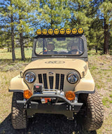 KC HiLiTES 6in. Hard Cover for Gravity Pro6 LED Lights (Single) - Smiley Face- Yellow/Black KC Logo KC HiLiTES Light Covers and Guards  AXOPROS