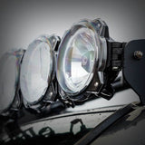 KC HiLiTES 6in. Light Shield for Gravity Pro6 LED Lights (Single) - Clear KC HiLiTES Light Covers and Guards  AXOPROS