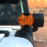 KC HiLiTES 6in. Light Shield for SlimLite LED - Amber KC HiLiTES Light Covers and Guards  AXOPROS