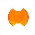 KC HiLiTES 6in. Light Shield for SlimLite LED - Amber KC HiLiTES Light Covers and Guards  AXOPROS
