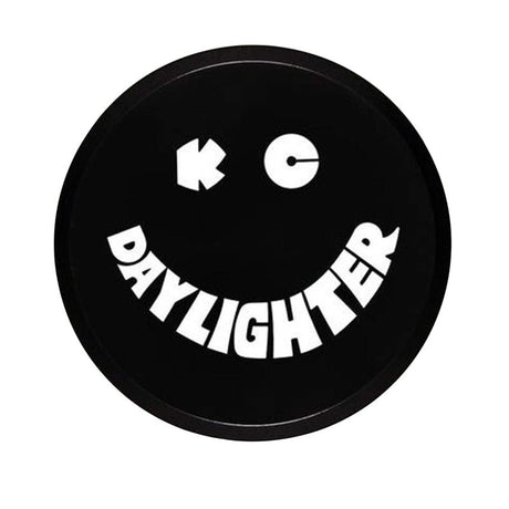 KC HiLiTES 6in. Round Hard Cover for Daylighter/SlimLite/Pro-Sport (Single) - Black w/White Smile KC HiLiTES Light Covers and Guards  AXOPROS