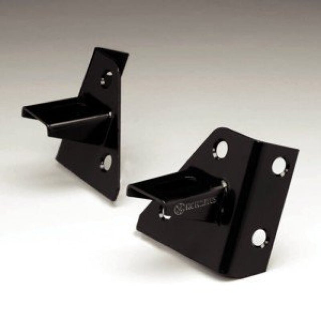 KC HiLiTES 86-95 Jeep YJ Windshield Hinge Light Mount Bracket Set (Pair) - Black KC HiLiTES Light Mounts  AXOPROS