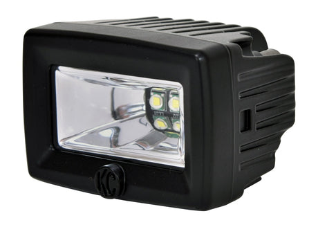 KC HiLiTES C-Series 2in. C2 LED Light 20w Area Flood Beam (Pair Pack System) - Black KC HiLiTES Light Bars & Cubes  AXOPROS