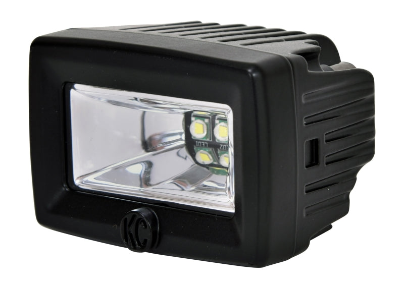 KC HiLiTES C-Series C2 LED 2in. Backup Area Flood Light 20w (Pair Pack System) - Black KC HiLiTES Light Bars & Cubes  AXOPROS