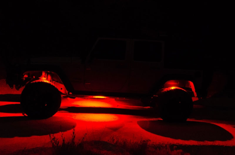 KC HiLiTES C-Series RGB LED Rock Light Kit (Incl. Wiring) - Set of 6 KC HiLiTES Light Bars & Cubes  AXOPROS