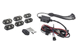 KC HiLiTES C-Series RGB LED Rock Light Kit (Incl. Wiring) - Set of 6 KC HiLiTES Light Bars & Cubes  AXOPROS
