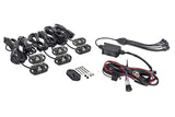KC HiLiTES C-Series RGB LED Rock Light Kit (Incl. Wiring) - Set of 6 KC HiLiTES Light Bars & Cubes  AXOPROS