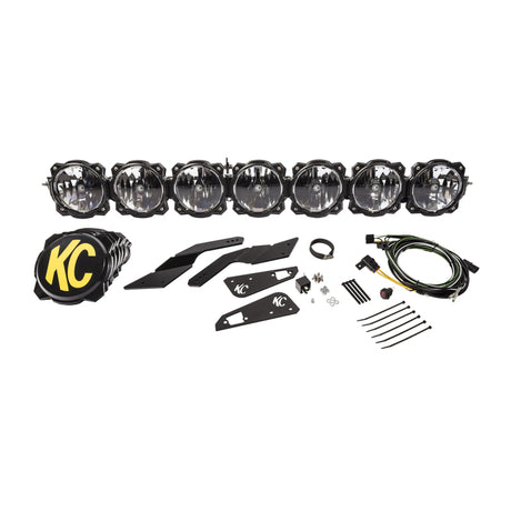 KC HiLiTES Can-Am X3 45in. Pro6 Gravity LED 7-Light 140w Combo Beam Overhead Light Bar System KC HiLiTES Light Bars & Cubes  AXOPROS