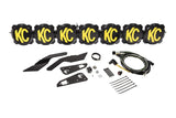 KC HiLiTES Can-Am X3 45in. Pro6 Gravity LED 7-Light 140w Combo Beam Overhead Light Bar System KC HiLiTES Light Bars & Cubes  AXOPROS